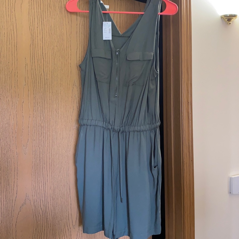 Army Green ladies Romper